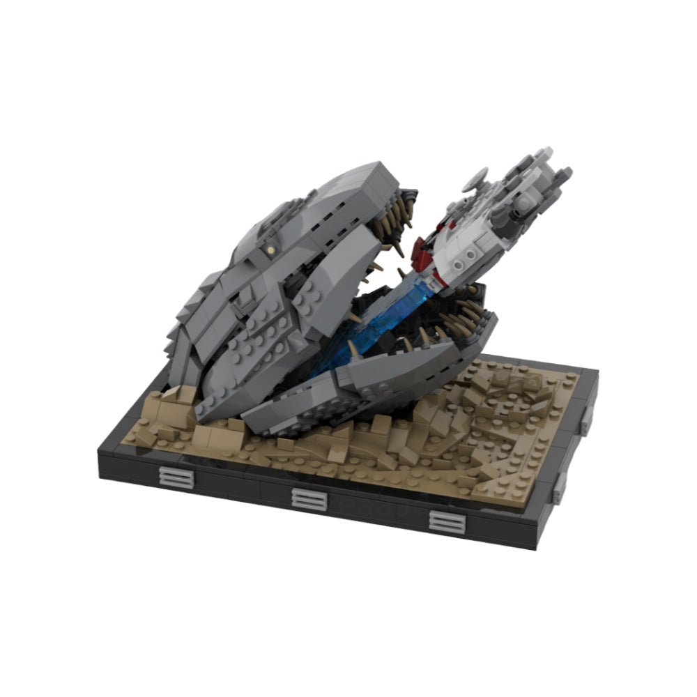 escaping the asteroid diorama building set | moc-112705 - 2