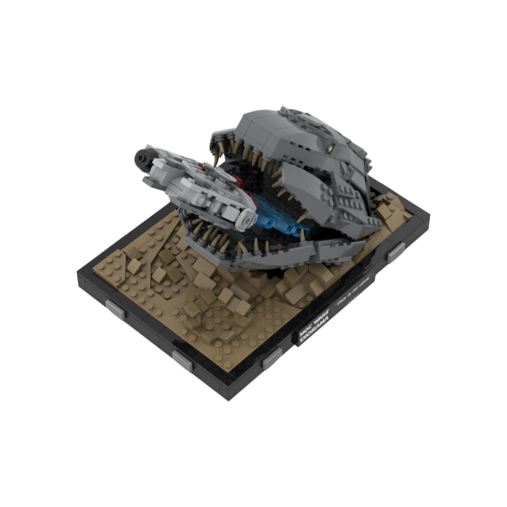 escaping the asteroid diorama building set | moc-112705 - 4