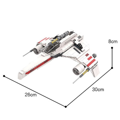 Escort Wing Starfighter Building Kit | LEGO-Compatible MOC - 2