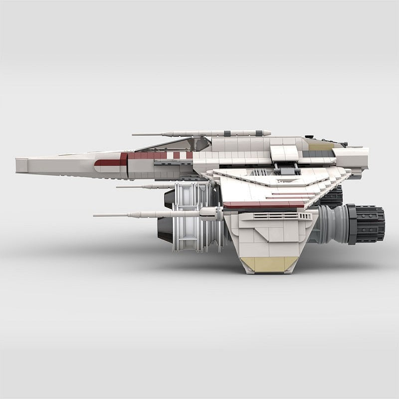 Escort Wing Starfighter MOC Spaceship Building Kit | Futuristic Fighter - 3
