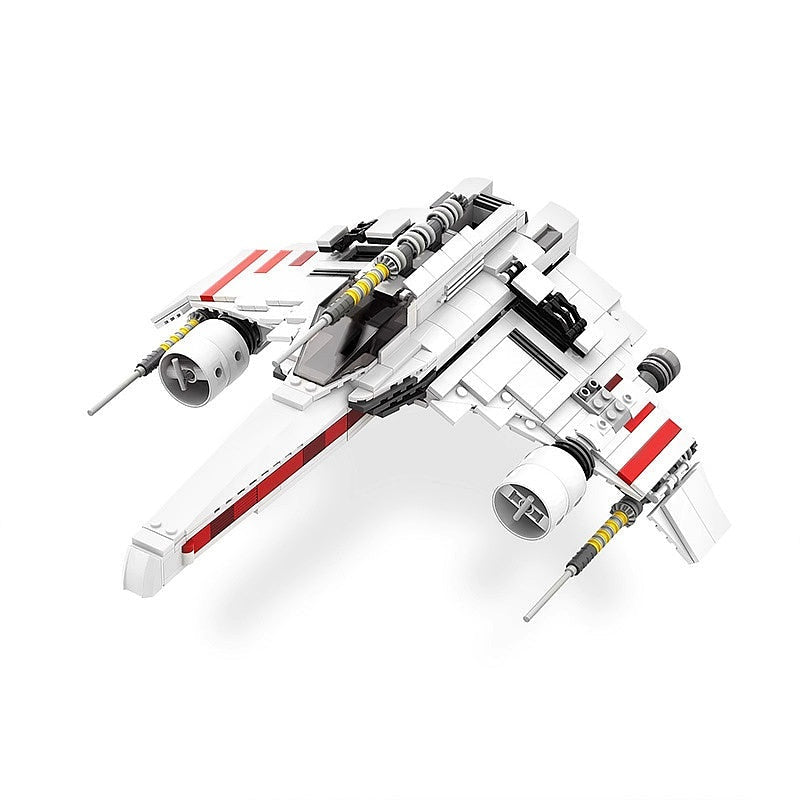 Escort Wing Starfighter MOC Spaceship Building Kit | Futuristic Fighter - 6