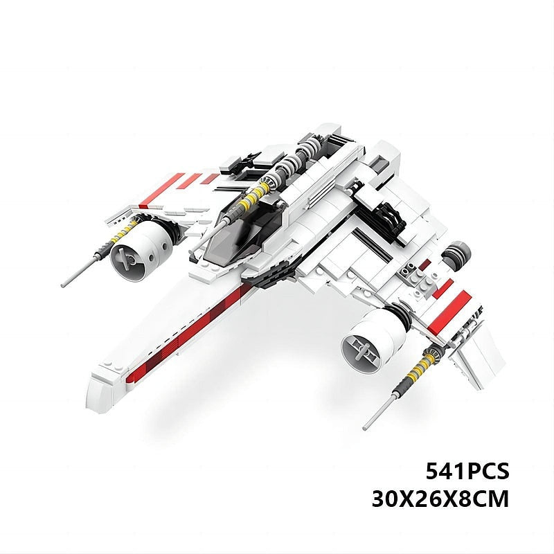 Escort Wing Starfighter MOC Spaceship Building Kit | Futuristic Fighter - 9