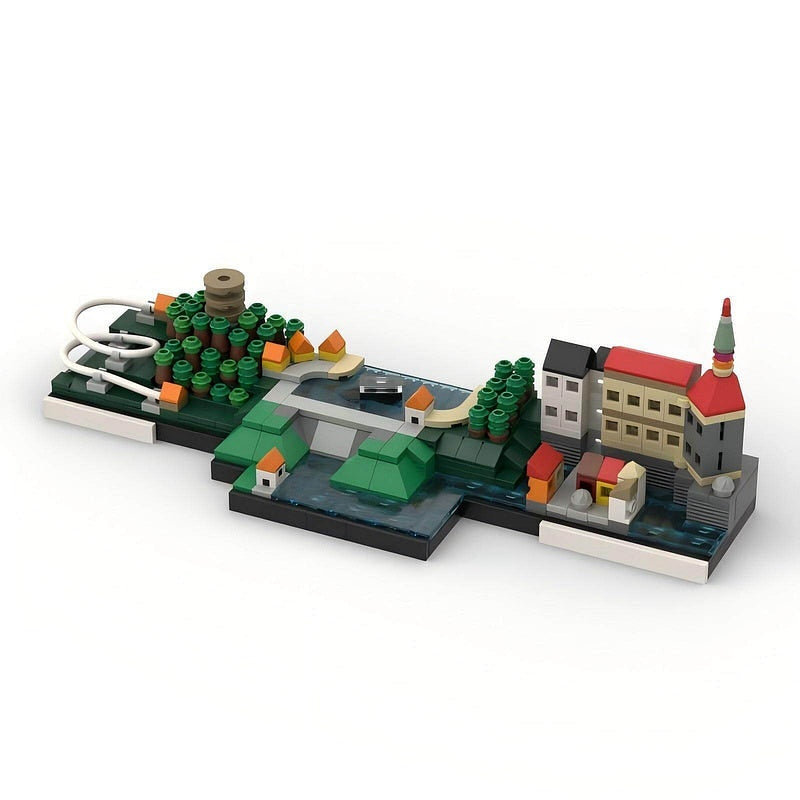 Český Krumlov Skyline MOC Building Kit | Historic European Architecture - 4