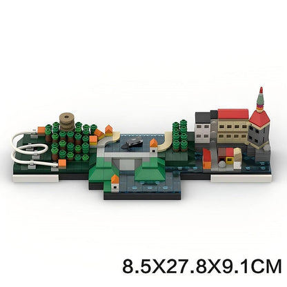 Český Krumlov Skyline MOC Building Kit | Historic European Architecture - 5