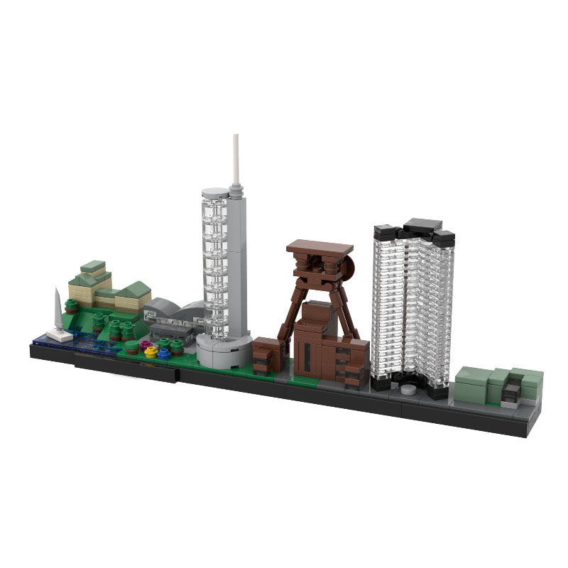 essen skyline building kit | moc-170928 - 1