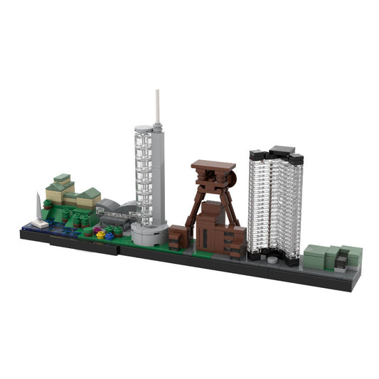 essen skyline building kit | moc-170928 - 1