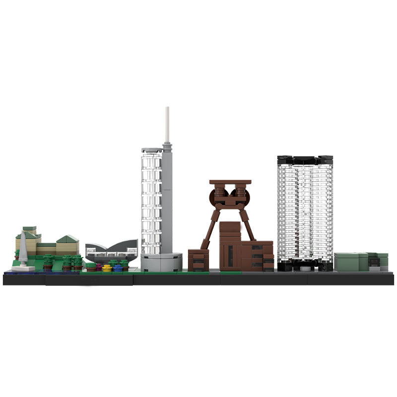 essen skyline building kit | moc-170928 - 2