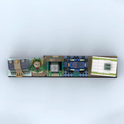 Eu-topos Futuristic Skyline MOC Architecture Building Kit - 3