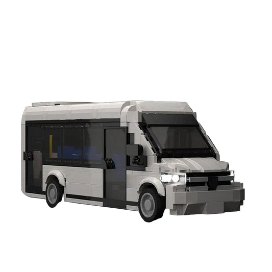 European City Shuttle Minibus MOC Building Kit - 1