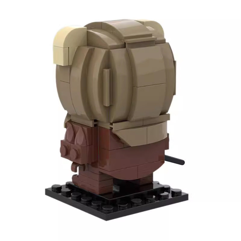 ewok brickheadz moc building set | star wars | lego-compatible - 2