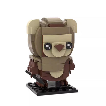 ewok brickheadz moc building set | star wars | lego-compatible - 4