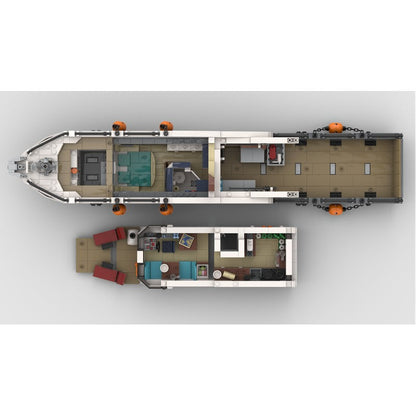 Expedition Yacht Building Kit | LEGO-Compatible MOC - 2