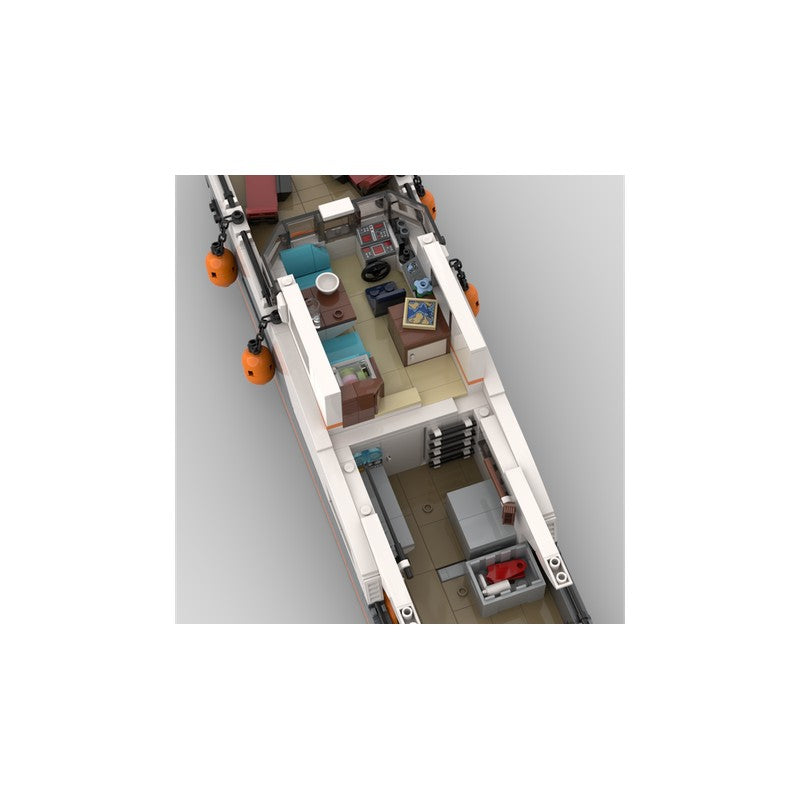 Expedition Yacht Building Kit | LEGO-Compatible MOC - 5