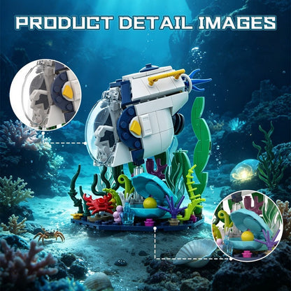 Exploration Submersible MOC Building Kit | Sci-Fi Underwater Vehicle - 2