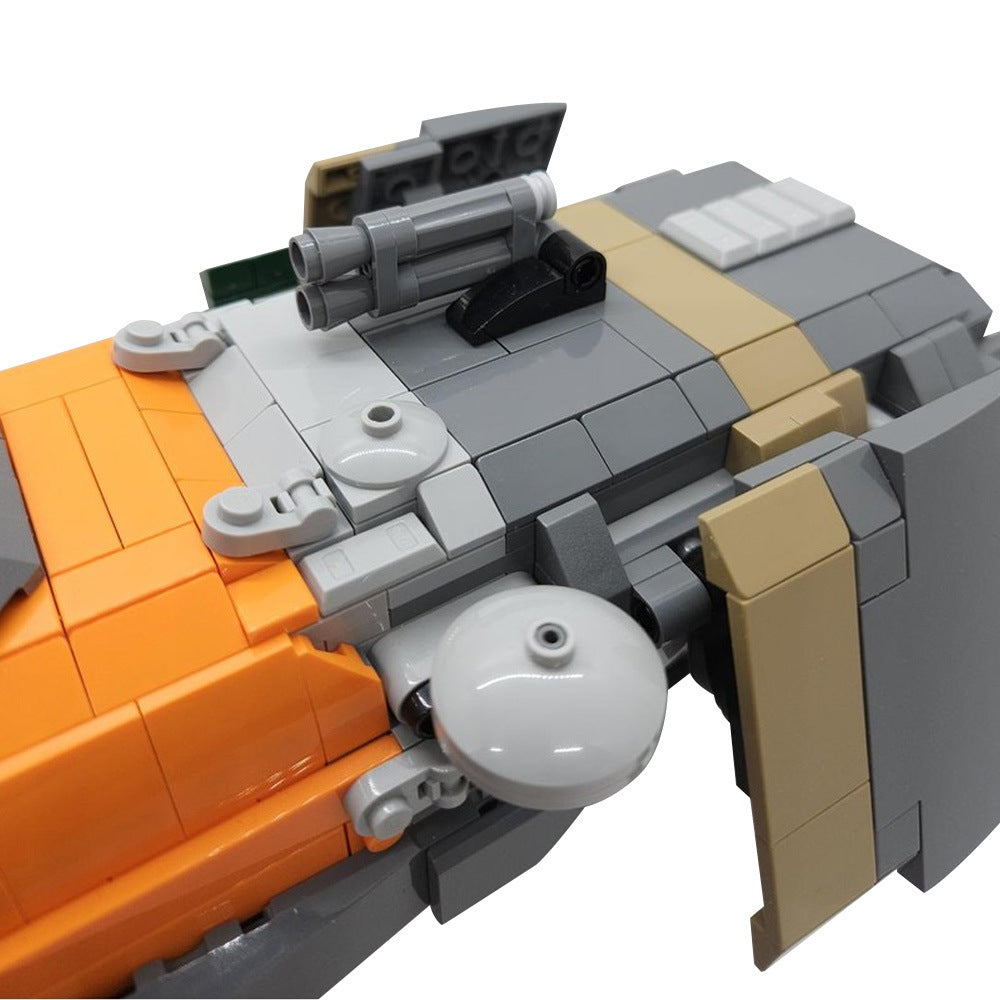 Explorer One Spaceship Building Kit | LEGO-Compatible MOC - 3