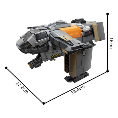 Explorer One Spaceship Building Kit | LEGO-Compatible MOC - 4