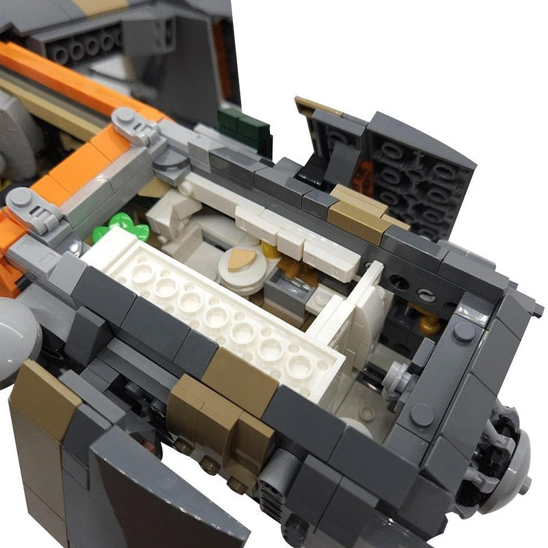 Explorer One Spaceship MOC Building Kit | Deep Space Exploration Vessel - 5