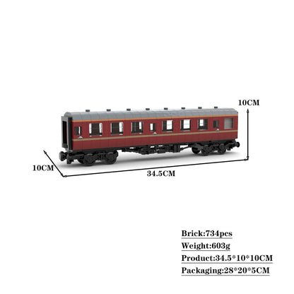 express passenger car building set | harry potter | moc-52021 - 2