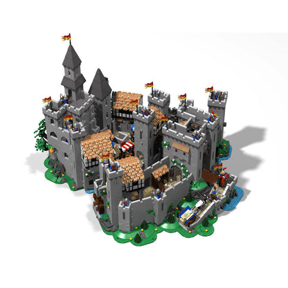 extended lion knights castle building set | moc-129180 - 1