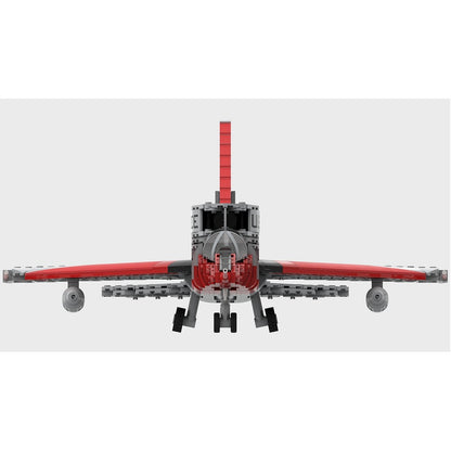 F-107 Experimental Fighter Jet 1:35 Scale MOC Building Kit - 4
