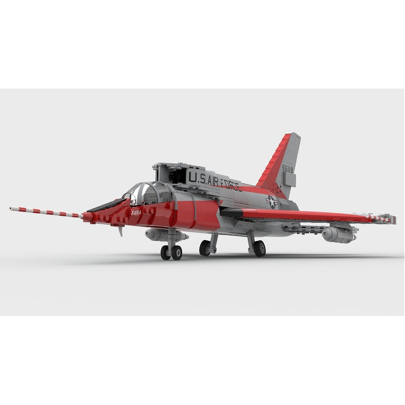 F-107 Experimental Fighter Jet 1:35 Scale MOC Building Kit - 5