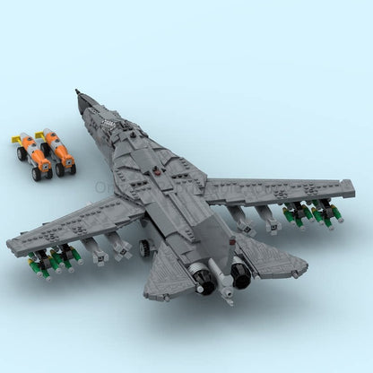 F-111 Aardvark Swing-Wing Strike Aircraft MOC Building Kit - 2
