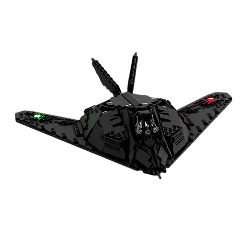 F-117 Nighthawk Stealth Aircraft MOC Building Kit - 4