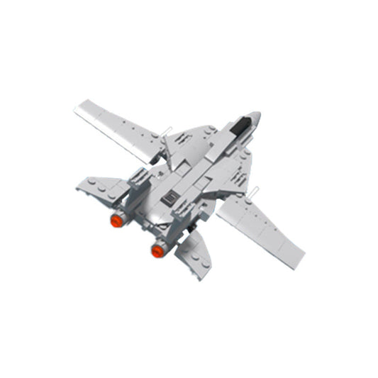 F-14 Tomcat Supersonic Fighter Building Kit | LEGO-Compatible MOC - 1