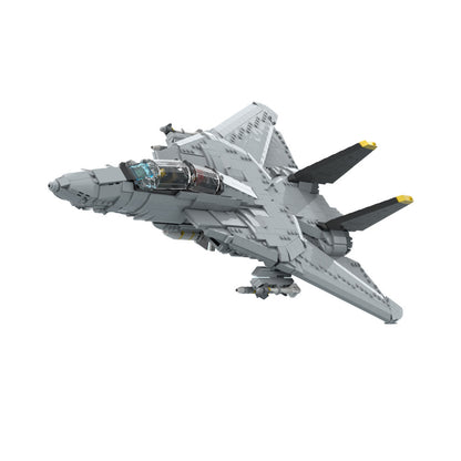 f 14d super tomcat supersonic fighter building set | moc-117560 - 2