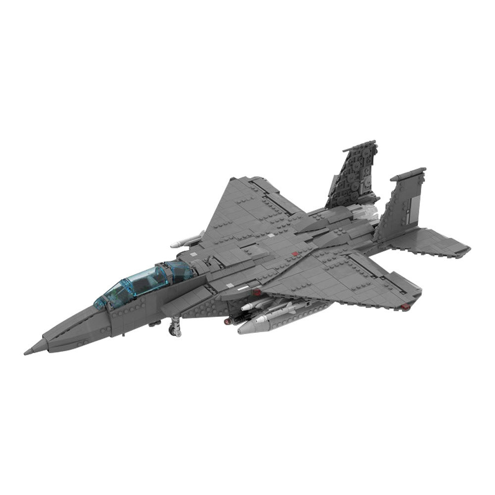 F-15 E Strike Eagle Fighter Building Kit | 1:34 Scale | Compatible MOC - 5