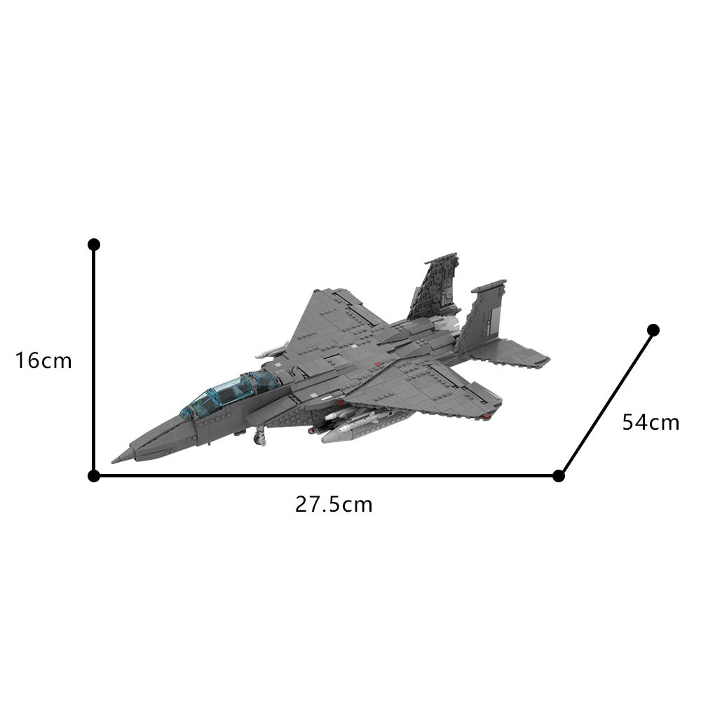 f-15 e | strike eagle fighter building set | 1:34 | moc-184160 - 3