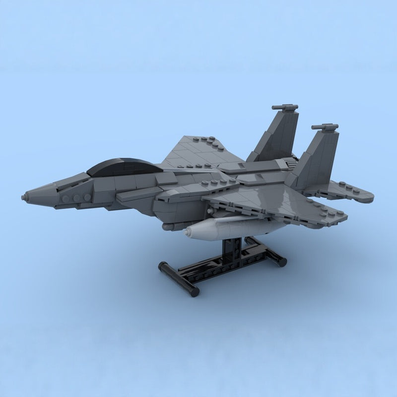 F-15E Strike Fighter 1:72 Scale MOC Building Kit - 2