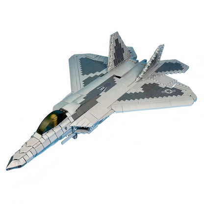 F-22 Raptor MOC Building Kit | 1:35 Scale Stealth Fighter Model - 1