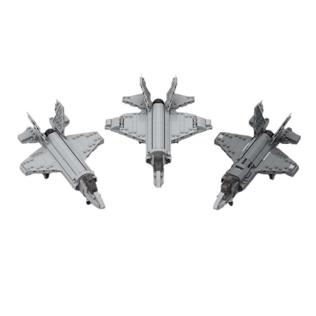 F-35 Lightning II Bundle Building Kit | The ABC of the F35 | LEGO-Compatible MOC - 1