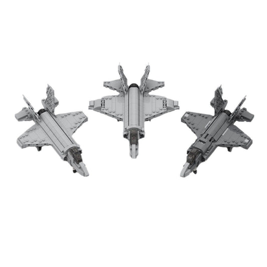 F-35 Lightning II Bundle Building Kit | The ABC of the F35 | LEGO-Compatible MOC - 1