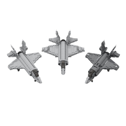 F-35 Lightning II Bundle Building Kit | The ABC of the F35 | LEGO-Compatible MOC - 2
