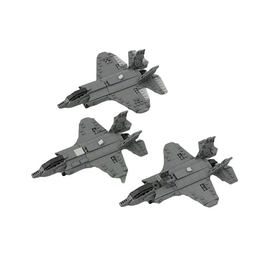 F-35 Lightning II MOC Building Kit | 1:70 Stealth Fighter Aircraft Model - 1