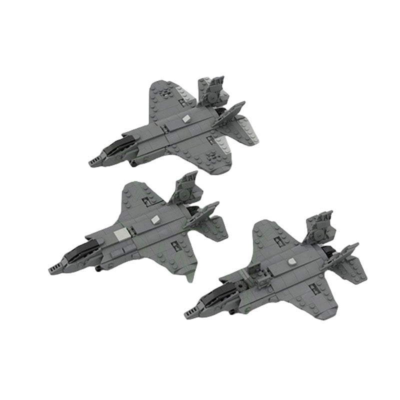F-35 Lightning II MOC Building Kit | 1:70 Stealth Fighter Aircraft Model - 3