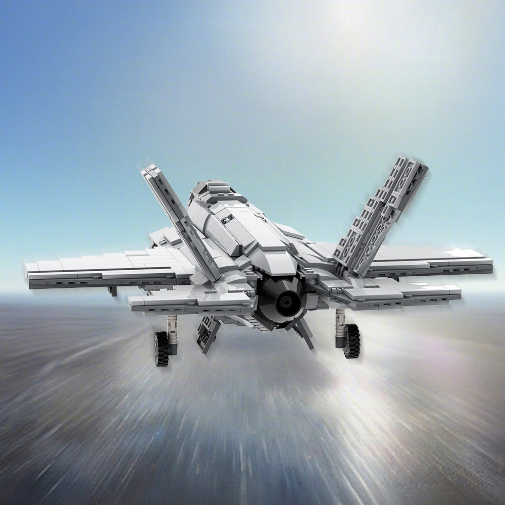 f-35b fighter building set | lego compatible - 1