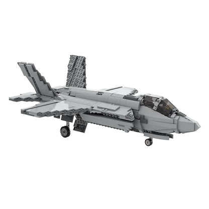 f-35b fighter building set | lego compatible - 5