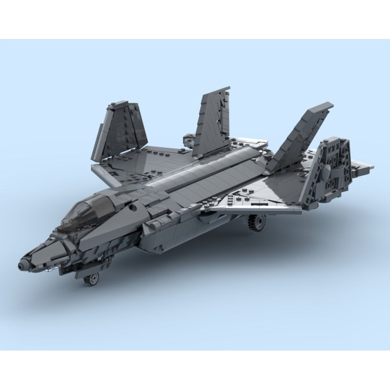 F-35C Stealth Fighter Jet MOC Building Kit - 1