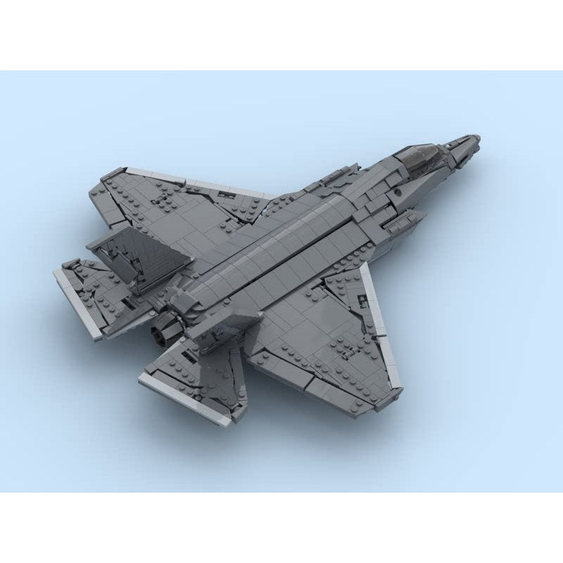 F-35C Stealth Fighter Jet MOC Building Kit - 3