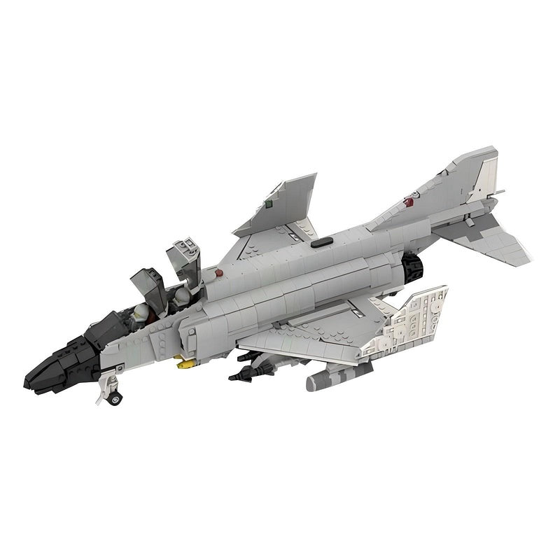 F-4 Phantom II MOC Building Kit | 1:35 Scale Fighter Jet Model - 3