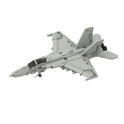 F/A-18E/F Super Hornet Carrier-Based Fighter Building Kit | LEGO-Compatible MOC - 1