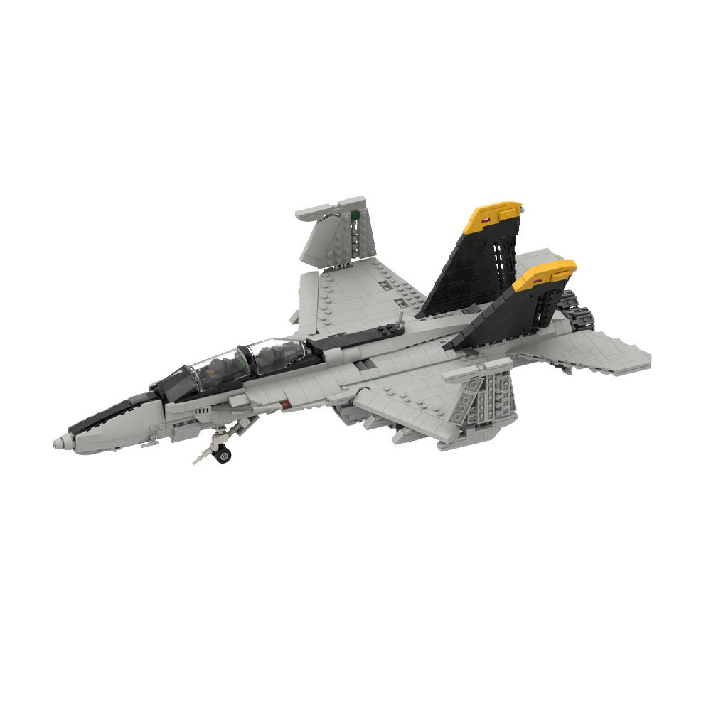 F/A-18E/F Super Hornet Carrier-Based Fighter Building Kit | LEGO-Compatible MOC - 2