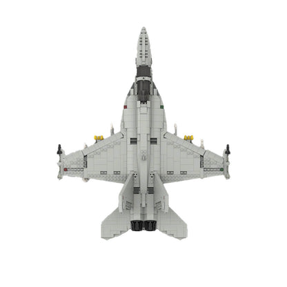 F/A-18E/F Super Hornet Carrier-Based Fighter Building Kit | LEGO-Compatible MOC - 6