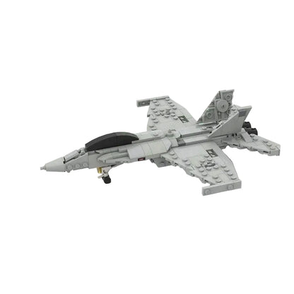 F/A-18 E/F Twin-Engine Fighter Jet 1:70 Scale MOC Building Kit - 3