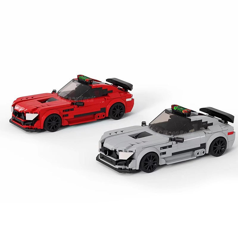 F1 Inspired Safety Car Building Kit | LEGO-Compatible MOC - 3