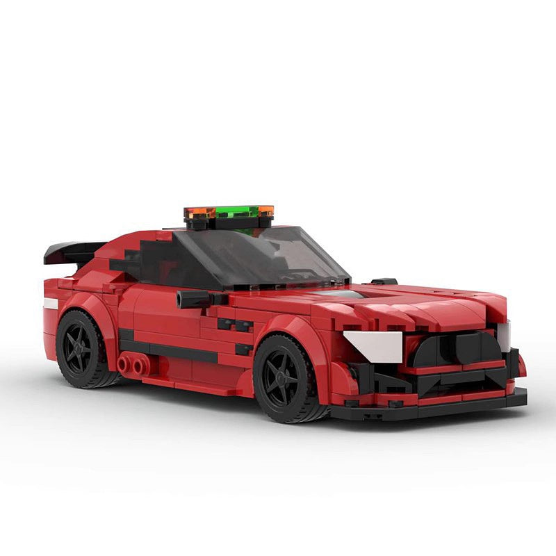 F1 Inspired Safety Car Building Kit | LEGO-Compatible MOC - 4