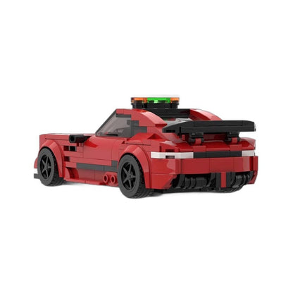 F1 Inspired Safety Car Building Kit | LEGO-Compatible MOC - 5
